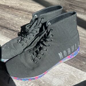 NoBull Superfabric Trainer Shoes Hi
Top Black Multicolor Midsoles Mens 12